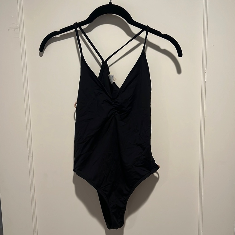 L Space side cut out one piece swimsuit